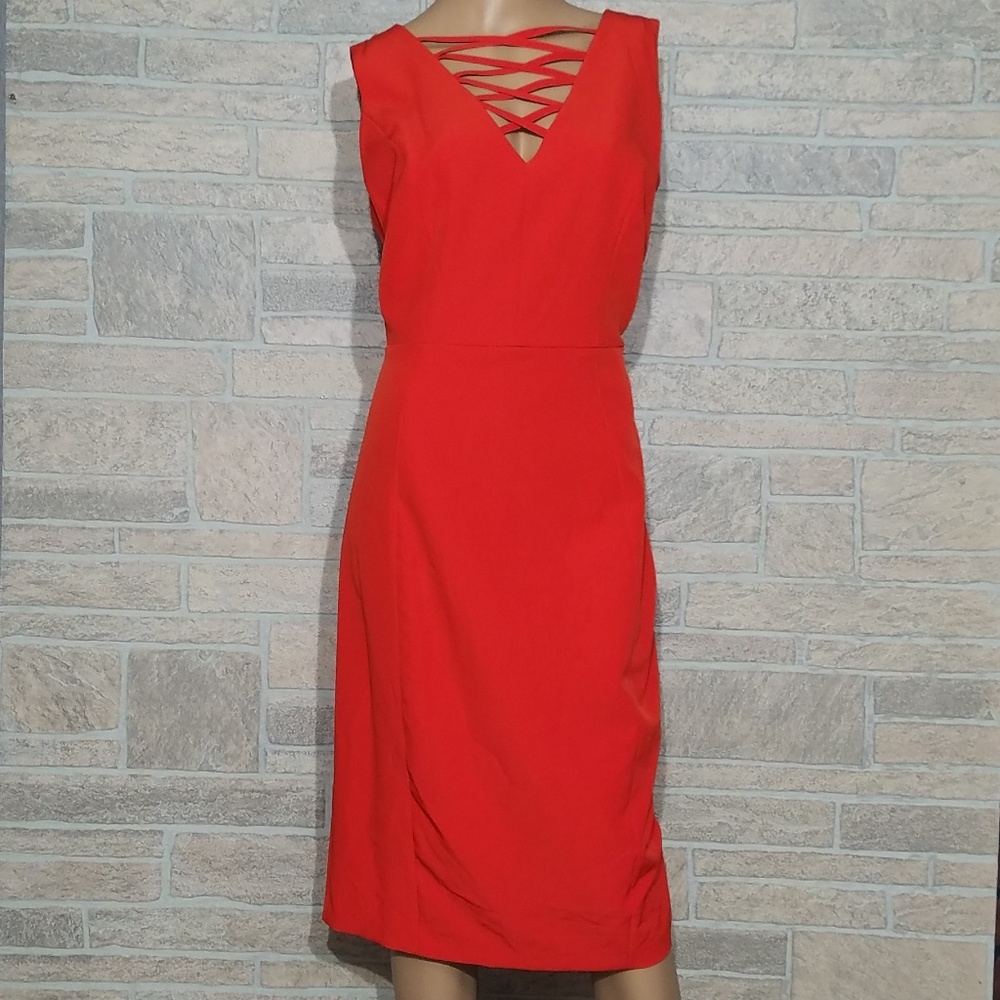 Melrose Crisscross V-neck Dress